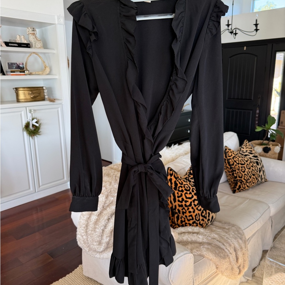 Michael Kors Black Long Sleeve Dress